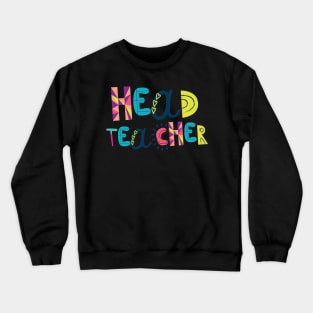 Cute Headteacher Gift Idea Back to School Crewneck Sweatshirt